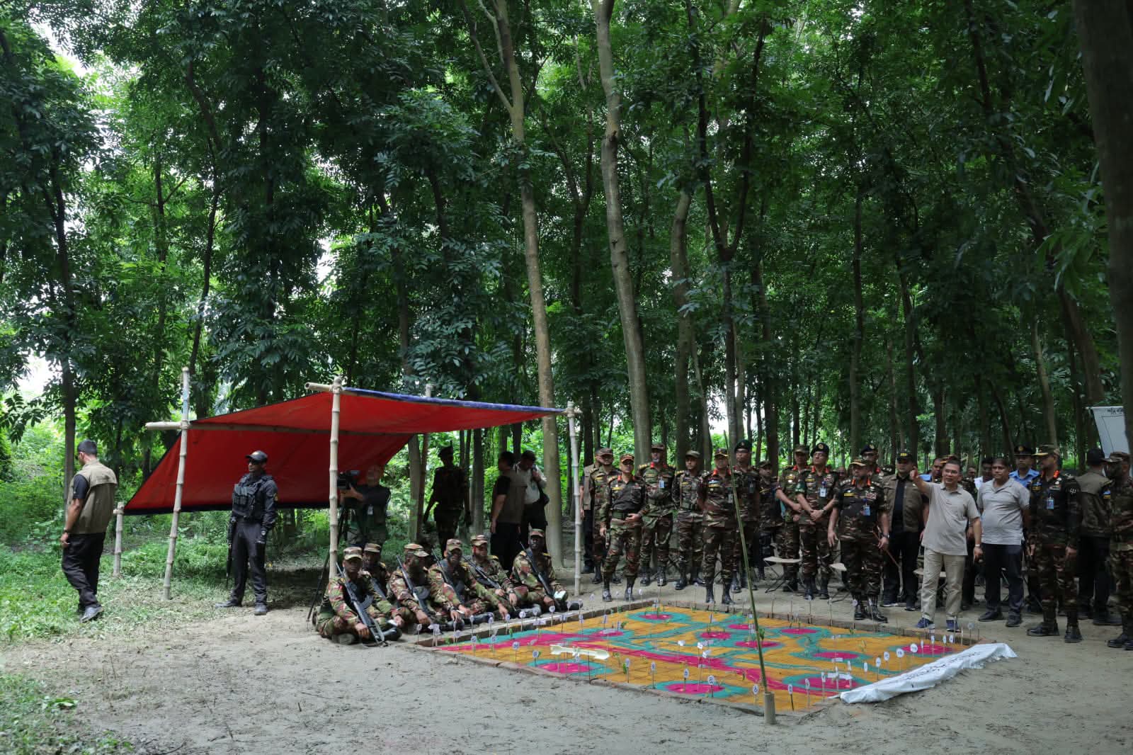 সেনাবাহিনীর গ্রীষ্মকালীন মহড়া পরিদর্শন করলেন প্রধানমন্ত্রী