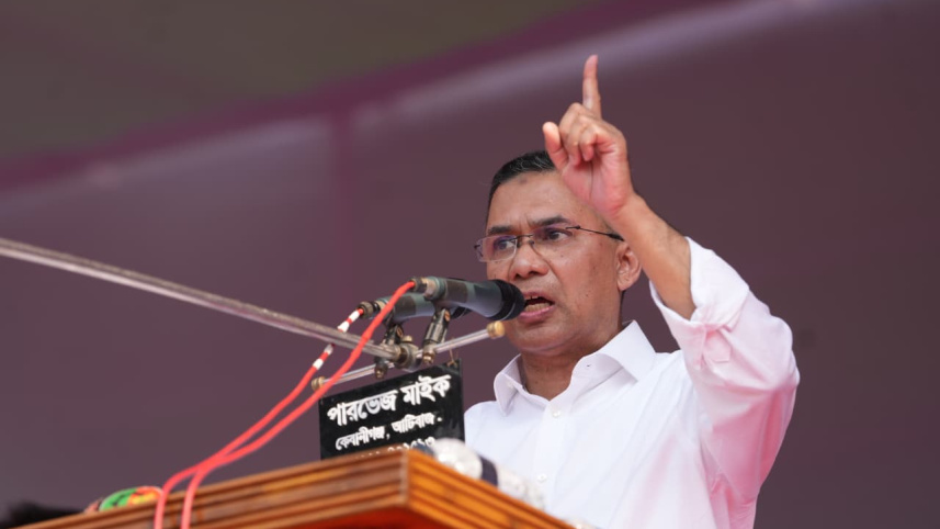 বরিশালে তারেক রহমানের জনসভা, নেতাকর্মীদের ঢল