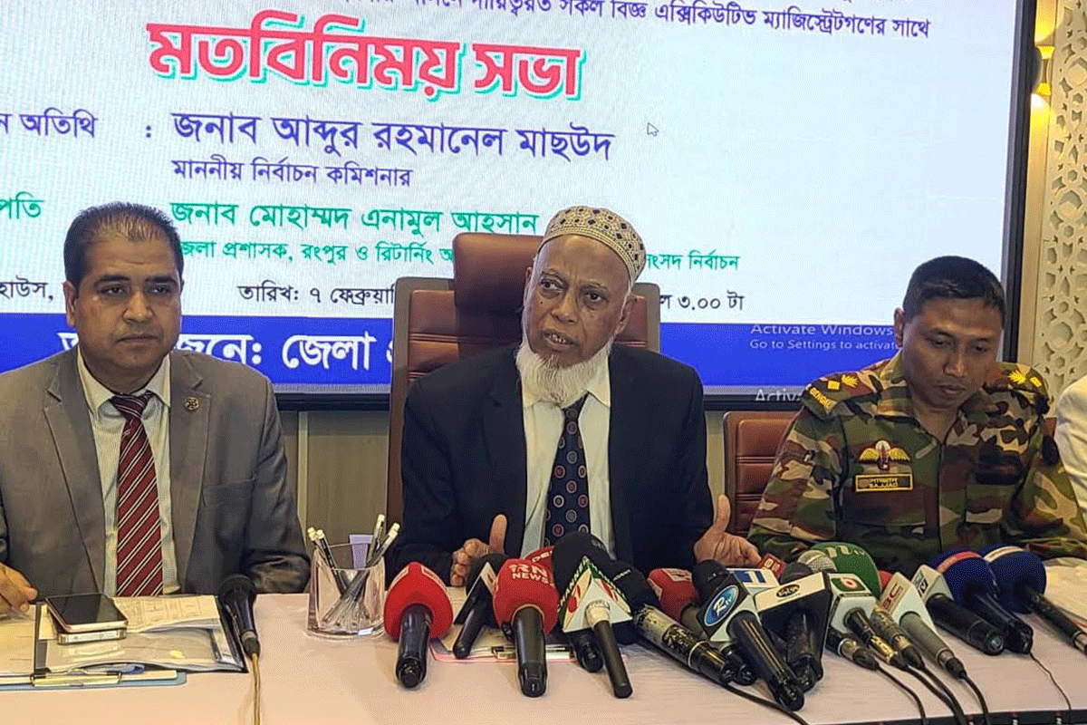 এবার ইলেকশন ইঞ্জিনিয়ারিং হবে না : ইসি মাছউদ