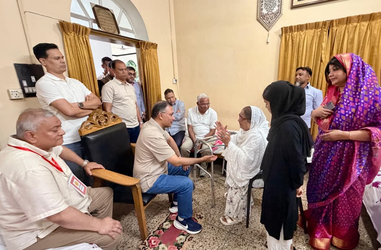 সাবেক এমপি খালেদা রাব্বানীর বাসায় প্রধানমন্ত্রী তারেক রহমান